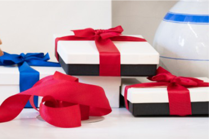 Gift Box and Ribbon